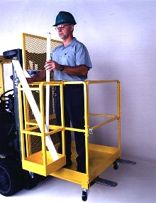 Work Platforms provide 1,000 lb capacity.