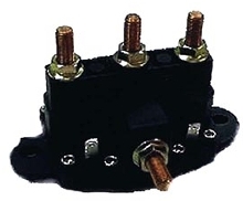 Reversing Polarity Contactor integrates 2 solenoid contactors.