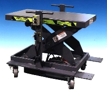 Lift Table installs printing presses.