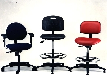 Ergonomic Seats meet flame-retardant standards.