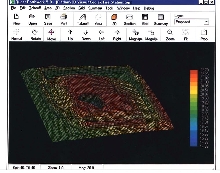 Software provides cut and fill calculations.
