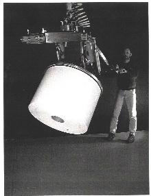 Roll Handler handles telescoping rolls.