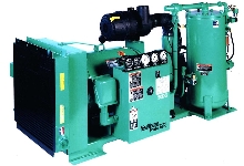 Air Compressor connects to direct gear motor.