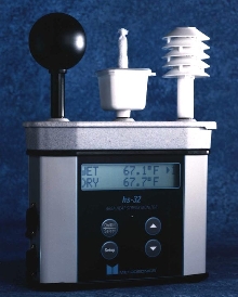 Heat Stress Monitor can be hand-held or fixed-mounted.