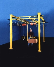 Jib Cranes lift and move loads safely.