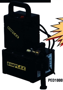 Hydraulic Pump provides portable power.