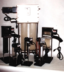 Belt Skimmers remove floating oils.