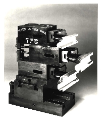 Die Holder fits stacked tooling sets.