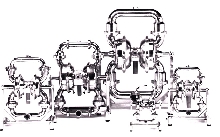 Diaphragm Pumps allow large particles to pass through.
