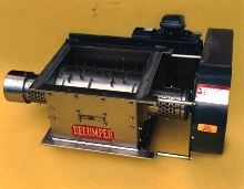 Crusher reduces agglomerates, lumps, and solids. 
