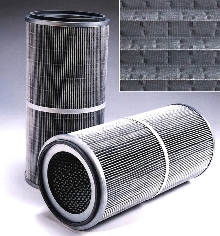 Cartridge Filter has larger filter area.
