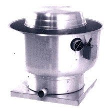 Belt Centrifugal Fans mount to roof or wall.
