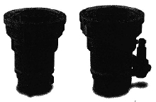Nozzle incorporates built-in stream shaper.