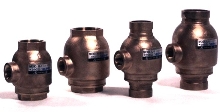 Check Valves are UL listed and FM approved.
