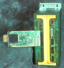 Memory Card is accessible inside controller.