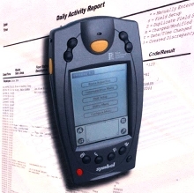 Inspection Software runs on Palm handheld computers.