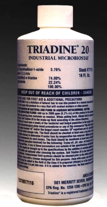 Bactericide/Fungicide suits metalworking applications.