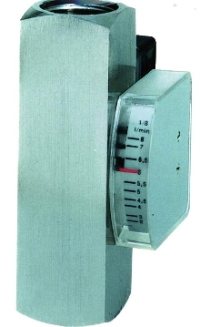 Flow Meter/Switch is viscosity compensated.