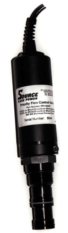Flow Divider Cartridge diverts excess flow.