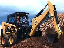 Backhoes offer digging depth up to 9 ft 6 in.