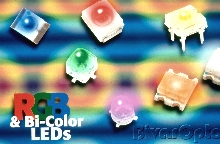 Full Spectrum LEDs feature through-hole and SMD packages.
