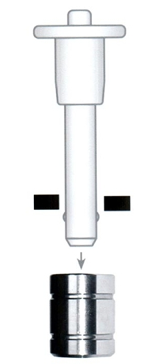 Receiver Caps increase holding area of ball lock pins.