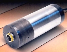 Motorized Cartridge Spindle operates at high speed.