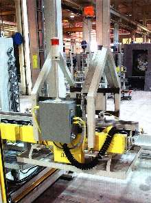 Transfer Cart maintains open aisle ways.
