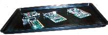 ESD Tray protects PC boards against static charge.