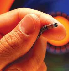 Video Borescope fits in tight spaces.