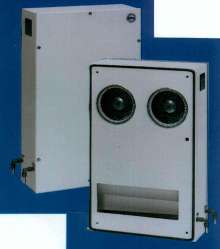 Heat Exchanger cools electrical control cabinets.