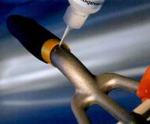 Adhesives minimize frosting and fogging on parts.