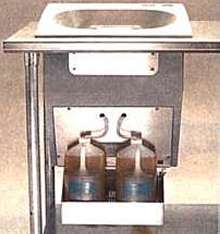 Automated Handwashing System sanitizes in 10 secconds.