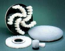 Nylon Brushes suit light finishing applications.