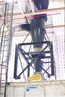Dust Collectors provide continous material discharge.