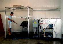 Wash Unit saves floor space.