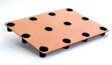 Corrugated Nestable Pallet carries loads up to 1,200 lb.