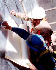 Fluoropolymer Linings provide protective coating on ships.