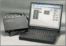 PC-Based System monitors and controls temperature/humidity.