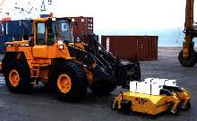 Sweeper Attachments offer capacities up to 1 cubic yard.