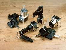 Keylock Switches suit high-density mounting applications.