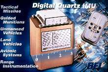 Inertial Measurement Unit incorporates quartz sensors.