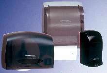 Bathroom Tissue Dispenser accepts coreless bath tissue.