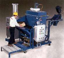 Bag Dump System is self-contained and dust-free.
