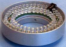 LED Ringlight works with inspection microscopes.