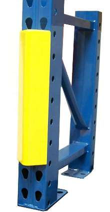 Column Protectors help prevent rack damage.