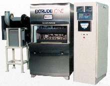 Electrolytic System deburrs, finishes edges, and contours.