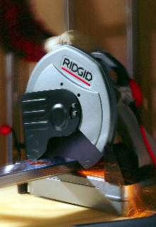 Abrasive Saw cuts wide range of metals.