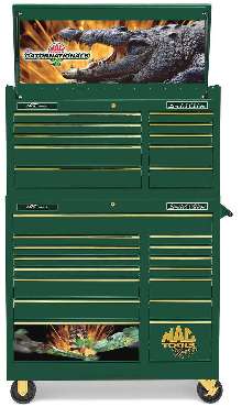 Toolbox incorporates racing graphics.