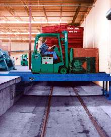 Transfer Bridges move traffic over rails.